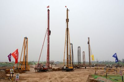 市中医医院门诊住院综合楼项目开启桩基施工 基础设施建设稳步推进